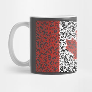 Low Poly Canada Flag Mug